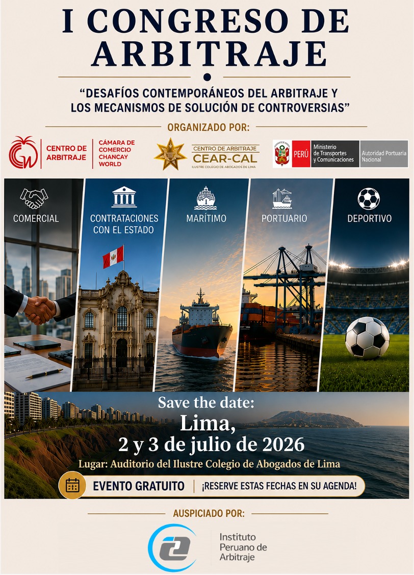 Publicidad CONGRESO DE ARBITRAJE CAL Y CCCW